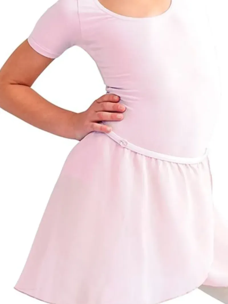 Børn Dansebutikken Underdele Piger|Gymnastikkjole Piger-Lyserød chiffon skirt børn Capezio