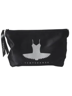Dansebutikken Andet Til Ballet|Dansetasker-Makeup pung med sort tutu print fra TempsDanse