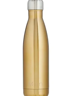 Dansebutikken Andet Til Yoga|Andet Til Gymnastik-Miin drikkeflaske 500ml - guld look