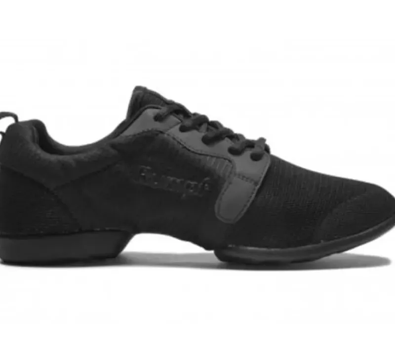 Dame Dansebutikken Sneakers Børn|Salsasko Damer-MOJO sort Rumpf sneaker til alt slags dans