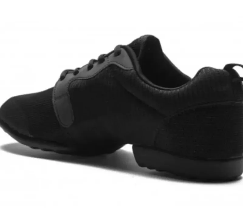 Dame Dansebutikken Sneakers Børn|Salsasko Damer-MOJO sort Rumpf sneaker til alt slags dans