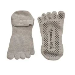 Dansebutikken Andet Til Yoga-Moonchild grå toe socks til yoga