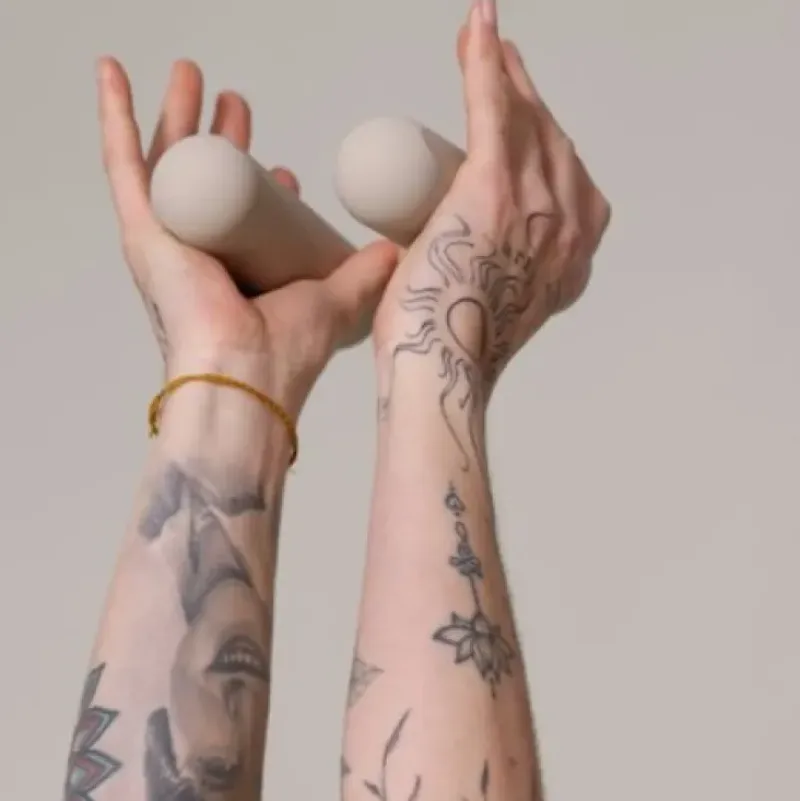 Dansebutikken Andet Til Yoga-Moonchild sandfarvet vægte