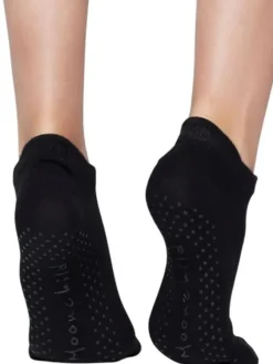 Dansebutikken Andet Til Yoga-Moonchild sorte toe socks til yoga