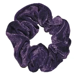 Dansebutikken Gymnastik Hårtilbehør|Hår Accessories-Mørkelilla velour hårelastik