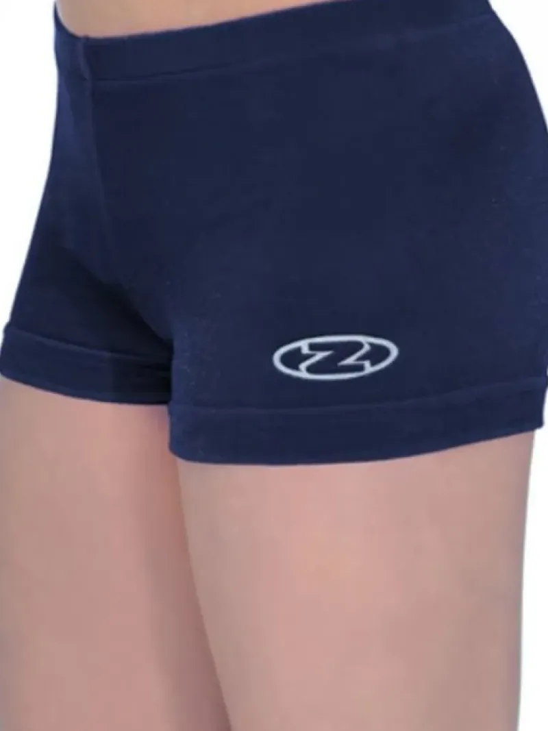 Dansebutikken Underdele Piger-Navy basic velour shorts til piger gym The zone