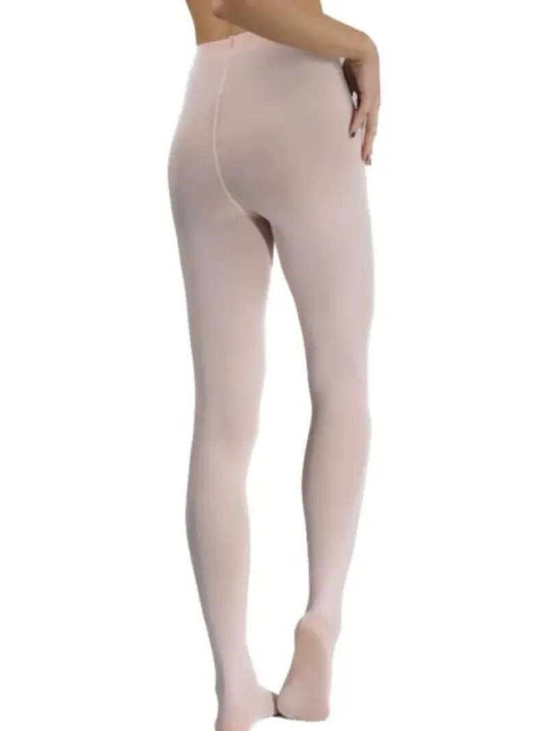 Dame Dansebutikken Strømpebukser Til Ballet|Ballet Trikot Børn-Pridance ballet trikot rosa microfiber - 3 PAR DKK 160
