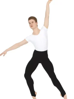 Børn Dansebutikken Ballettøj Drenge-Roch valley sort ballettights med strop til drenge