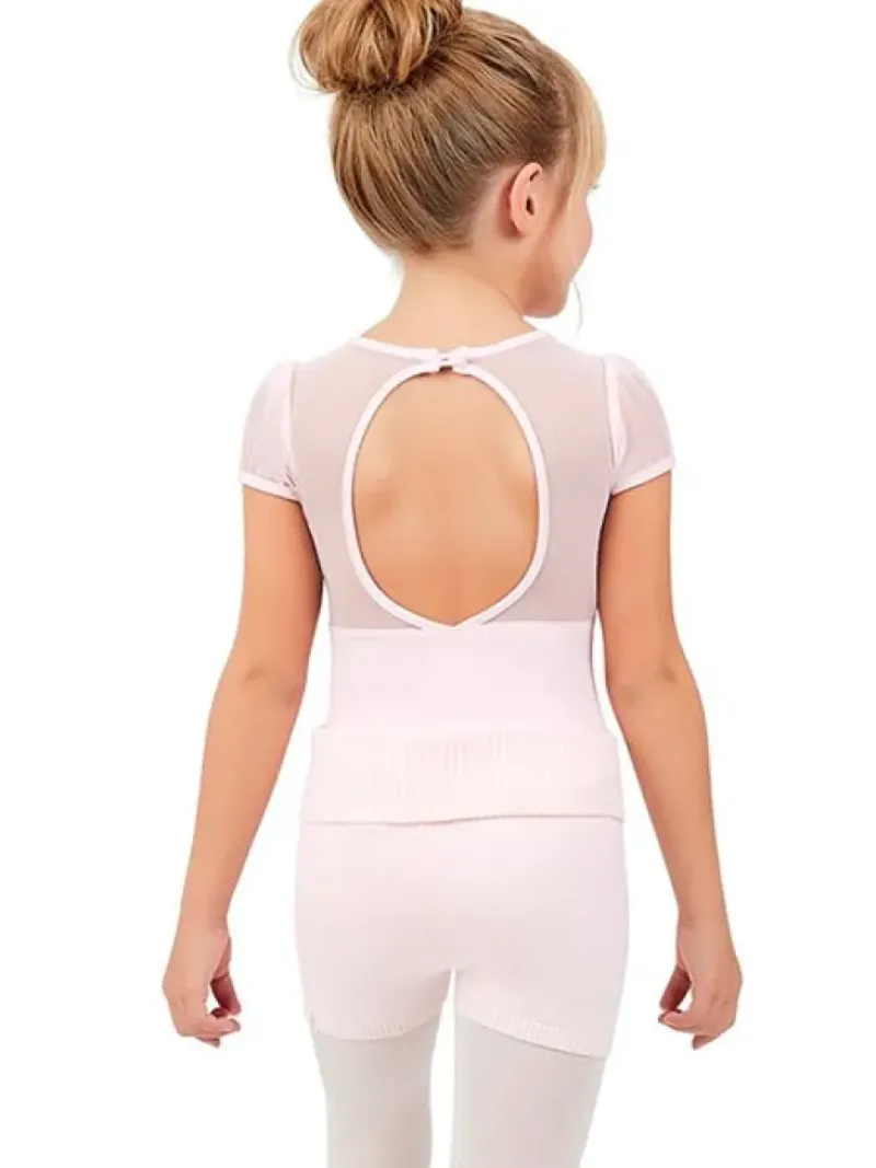 Børn Dansebutikken Ballet Underdele Børn-Rosa bløde strik shorts til piger Capezio