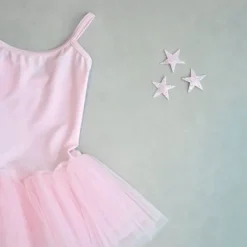 Børn Dansebutikken Balletkjole Piger-Rosa tutudragt Seré med 4 lag tyl