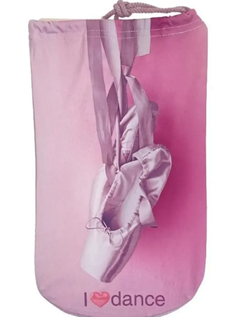 Dansebutikken Andet Til Ballet|Balletsko Tilbehør-Sko pose pink til balletsko I love dance
