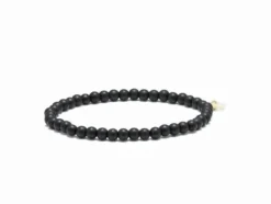 Dansebutikken Andet Til Yoga|Velvære-SOÏ armbånd 4mm - blackstone