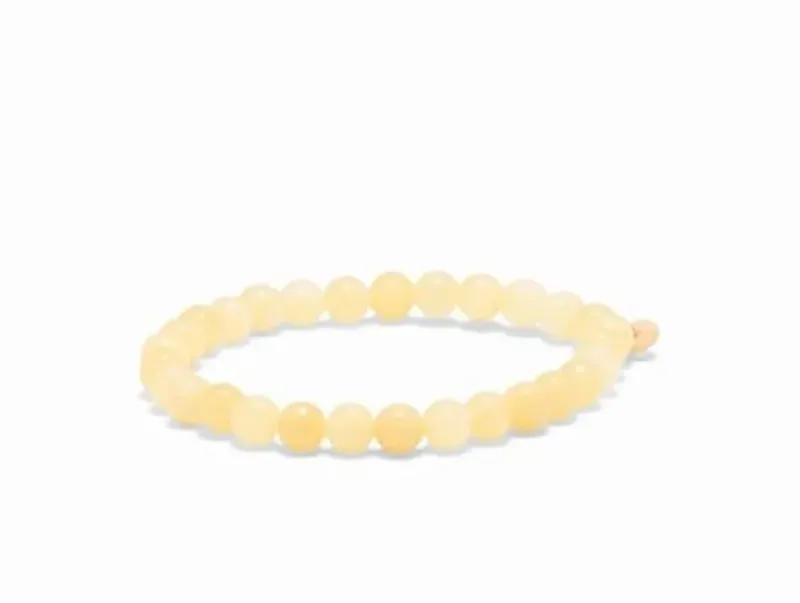 Dansebutikken Andet Til Yoga-SOÏ armbånd 6mm - gul jade