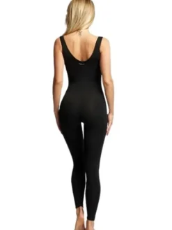 Dame Dansebutikken Pilates Heldragter|Heldragter Til Yoga-Sort heldragt med bredde stropper