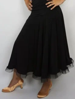 Dame Dansebutikken Danseunderdele Damer-Sort standard nederdel til damer - Ready4dance