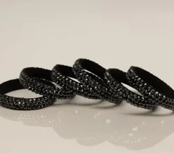 Dansebutikken Smykker Til Dans-Sorte rhinsten armbånd