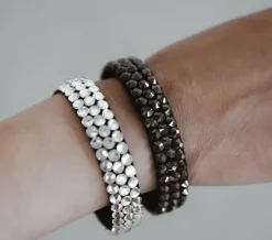 Dansebutikken Smykker Til Dans-Sorte rhinsten armbånd
