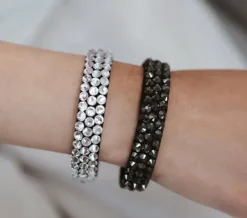 Dansebutikken Smykker Til Dans-Sorte rhinsten armbånd