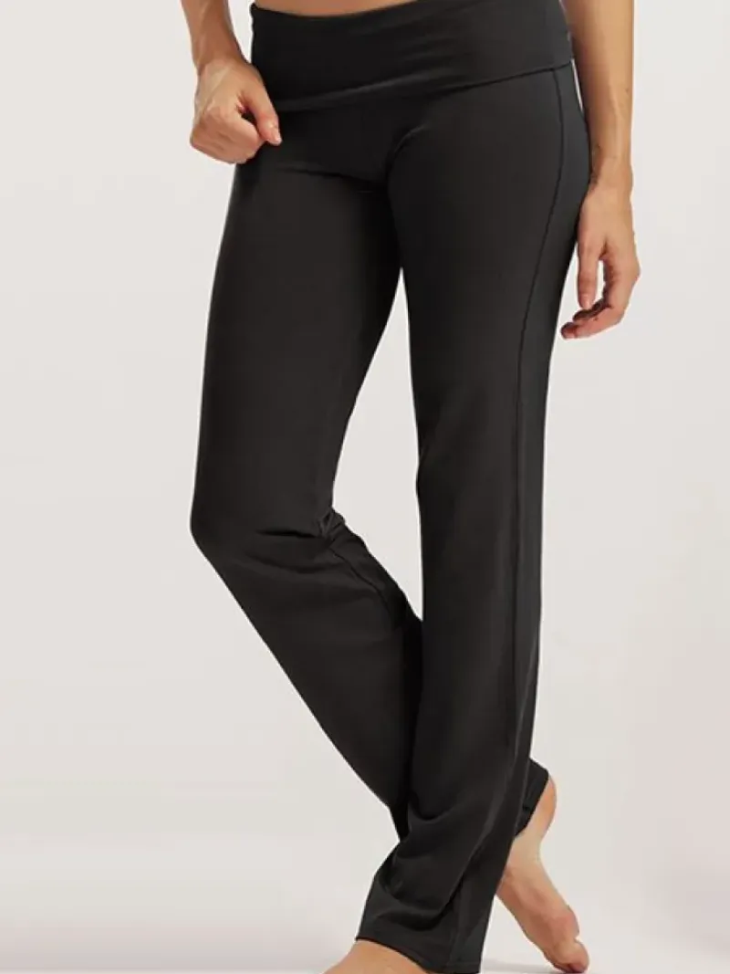 Dame Dansebutikken Pilates Bukser/leggings|Yogabukser-Temps danse sort lækker buks til dans og yoga