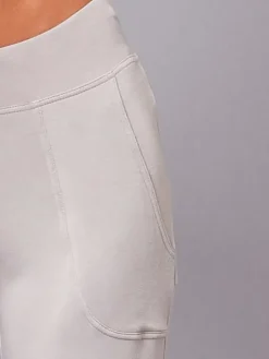 Dansebutikken Pilates Bukser/leggings|Yogabukser-Tempsdanse lys sandfarve behagelig bambus viskose buks