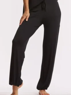 Dansebutikken Pilates Bukser/leggings|Yogabukser-Tempsdanse sort behagelig viskose buks