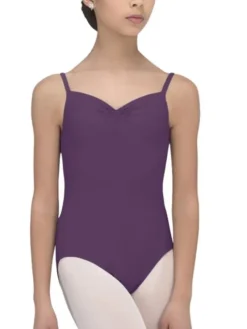 Børn Dansebutikken Balletdragter Børn-Wear Moi dragt med rynk til piger i blomme lilla
