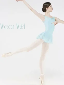 Dame Dansebutikken Balletkjole Piger|Balletdragter Damer-Wear Moi elegant lys turkis balletkjole