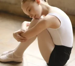 Børn Dansebutikken Underdele Piger|Ballet Underdele Børn-Wearmoi sorte strikshorts børn ballet/gymnastik