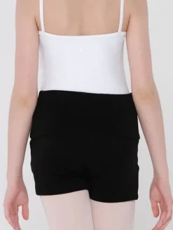 Børn Dansebutikken Underdele Piger|Ballet Underdele Børn-Wearmoi sorte strikshorts børn ballet/gymnastik