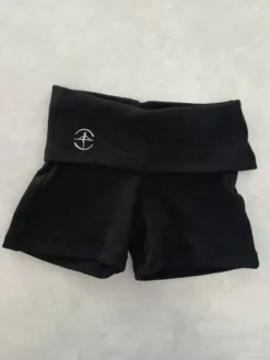 Børn Dansebutikken Underdele Piger|Ballet Underdele Børn-Wearmoi sorte strikshorts børn ballet/gymnastik