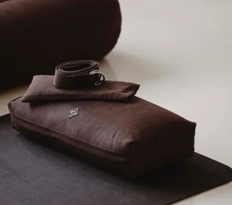 Dansebutikken Andet Til Yoga|Velvære-YOGA øjenpude i brun - Simple days