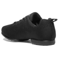 Dame Dansebutikken Sneakers Børn|Salsasko Herrer-ZUMA Rumpf sneaker sort åndbar knit